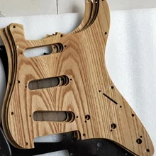 Ручной работы Pickguard ashtree#1605H-4 Электрический S trat гитара дерево SSS