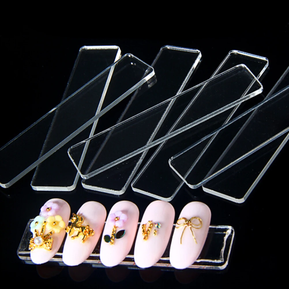 10pcs Nail Showing Shelf Removable Acrylic Nail Polish Holder Stand