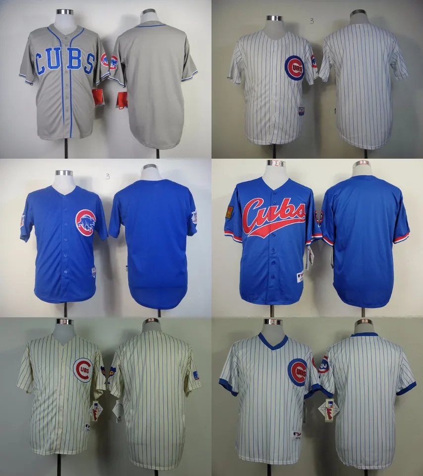 cubs jersey no name