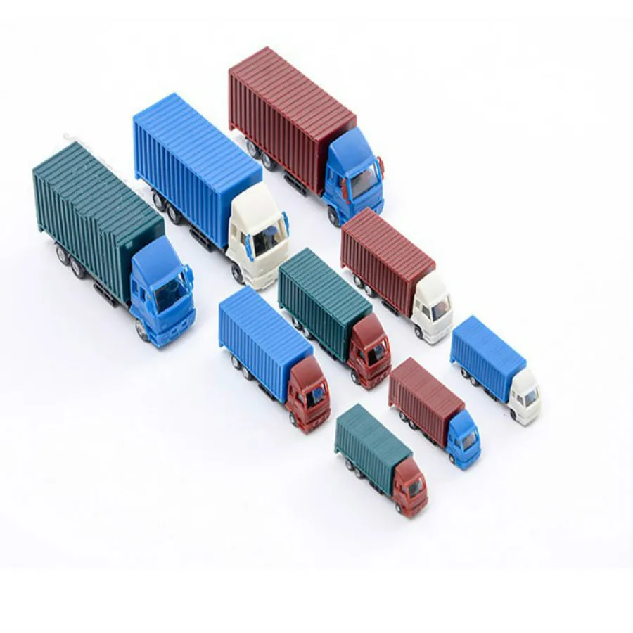 plastic model truck in archiecture model building (4)