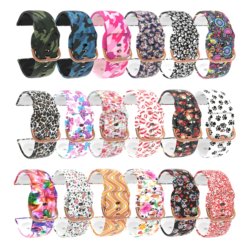 

20mm Sport Silicone Strap for Samsung Galaxy Watch Active Gear S2 Sport Replacement Watchband for Galaxy Watch 42mm Small Large