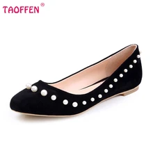 Fashion Women Shoes Woman Flats high quality Casual Comfortable pointed toe Beading Women Flat Shoe New Flats Size 35-46 B254