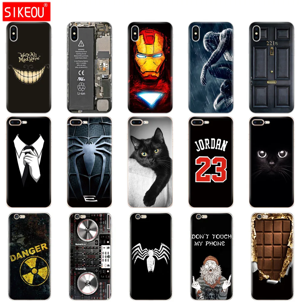 

silicone case FOR iPhone 5 5S SE 6 6S 7 8 Plus X 10 Case Cover FOR Capa iPhone 6 Case FOR Fund iPhone 6S coqueFOR iPhone 5