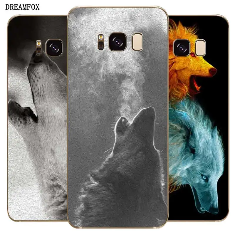 N468 Wolf Soft TPU Silicone Case For Samsung Galaxy A2 Core A6 A7 A8 A9 A10 A30 A40 A50 A60 A70 A8S A9S A20E Plus |