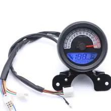 Мотоцикл ЖК-манометр цифровой спидометр одометр тахометр шестерни мазута метр указатель поворота многофункциональный инструмент
