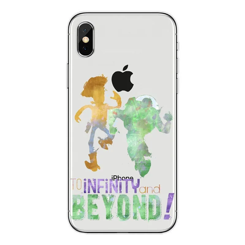 Капа из силикона macio Para iphone 5 6 S plus 7 8 X XR XSmax TPU caso de telefone Вуди из «Истории игрушек» Лайтер Базз год Padrao Fundas