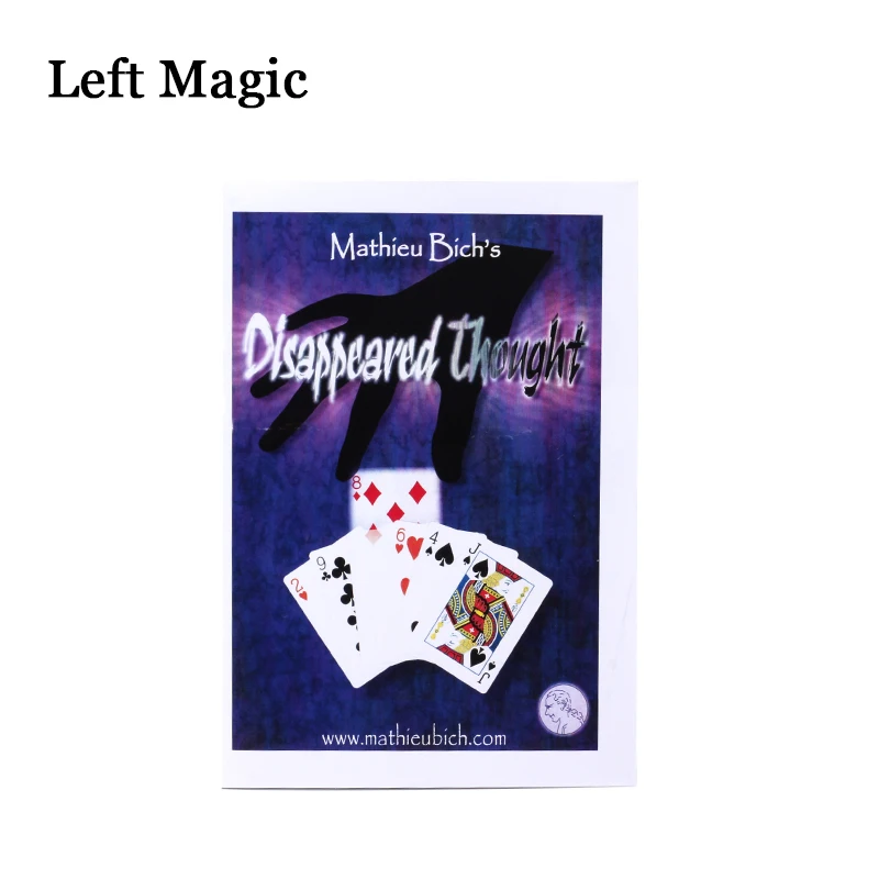 

Disappeared Thought By Mathieu Bich'S Card Magic Tricks Close Up Stage Props Mentalism Magia Professional Illusion Mystery