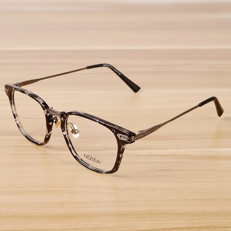 NOSSA женские и мужские прозрачные очки Цветочные очки Оптические Рецептурные очки оправа близорукость старшие очки для чтения оправа