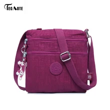 Tegaote Роскошные Для женщин сумка нейлоновая сумка дамы Bolsa Feminina Водонепроницаемый дорожная сумка Для женщин сумка