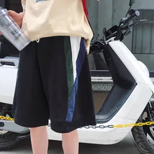 Японский стиль летние мужские шорты винтажные свободные хлопковые шорты в повседневном стиле до колена Короткие Hombre