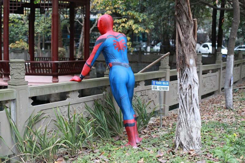 Новинка года; костюм Человека-паука для взрослых мужчин и детей; костюм Человека-паука для выпускного вечера; костюм супергерой zentai; комбинезон