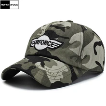 [NORTHWOOD] Хлопковая мужская бейсбольная кепка s Camo AIRFORCE армейская Кепка Snapback летняя камуфляжная бейсбольная кепка Bone Masculino Dad Hat