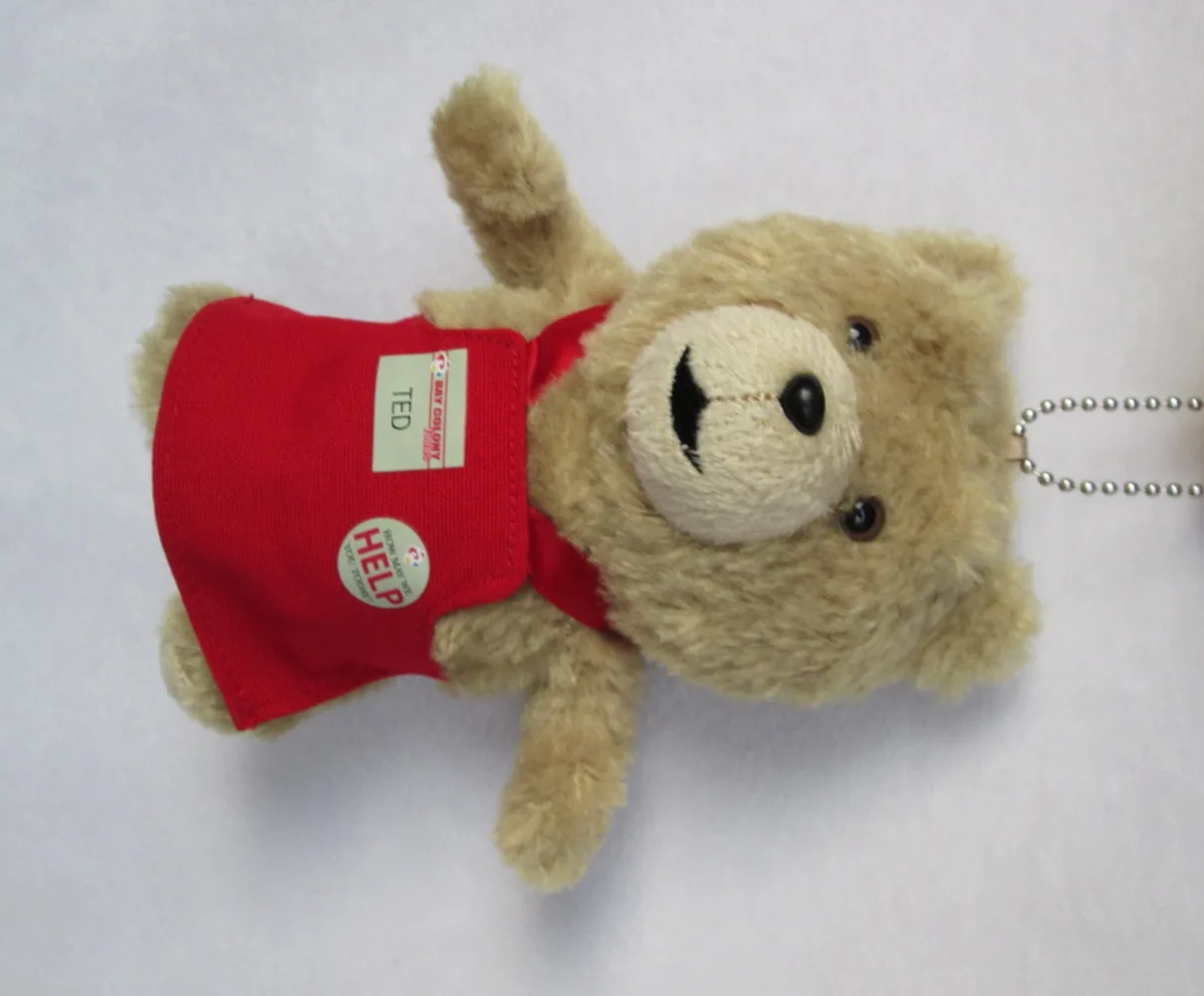 

New Ted movie teddy plush 15cm, Red Apron ted bear plush Toy Gift