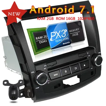 

WANUSUAL 8 Inch Quad Core 16G 2G RAM Android 7.1 Auto GPS Navigation for Mitsubishi Outlander 2006 2007 2008 2009 2010 2011 2012