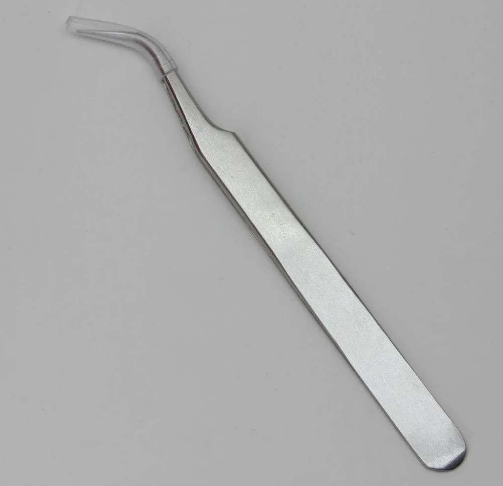 NAVINA 1pcs New Stainless Steel Industrial Anti-static Tweezers watchmaker Repair Tools  Eyebrow Tweezer Eyelash tweezer 5