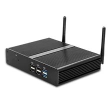 XCY Fanless Mini PC Intel Celeron J1900 J1750 N2810 Windows 10 Dual HDMI Video Output WiFi Minipc Desktops Thin Client HTPC