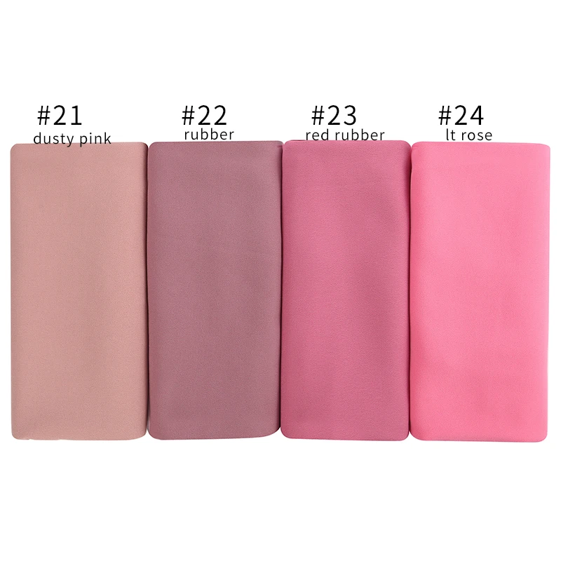 

20pcs/lot Big Size 180*85cm High Quality Bubble Chiffon Women Muslim Hijab Scarf Shawl Wrap Solid Plain 24 Colors