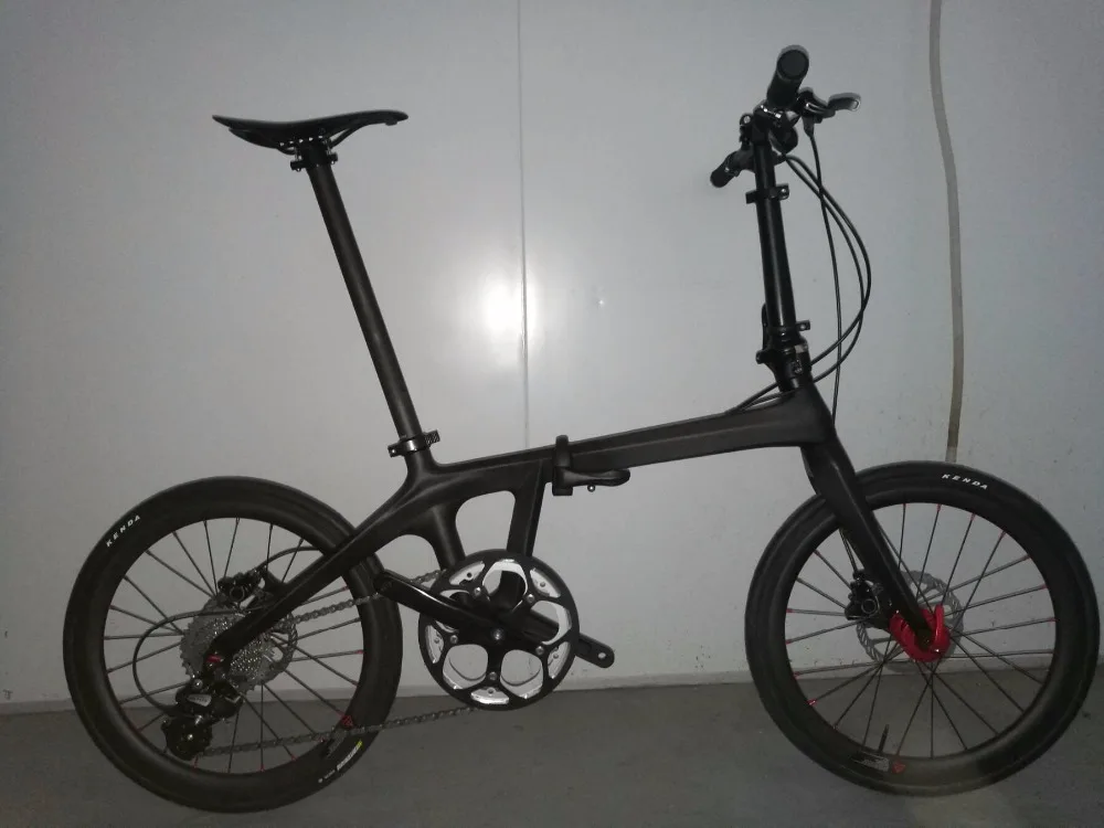 Брендовый высококачественный карбоновый 20 дюймовый складной велосипед, популярный индивидуальный дизайн, супер светильник, 10,18 кг 20er полный велосипед с комплектом