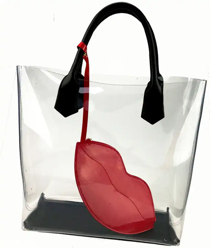 plastic beach bags and totes