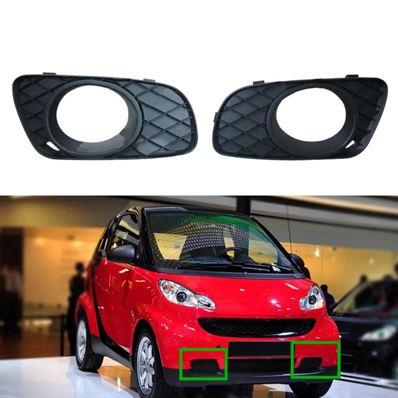 

Auto Refit For Smart 2009-2011 Front Bumper ABS Trim Grille Fog Light Cover