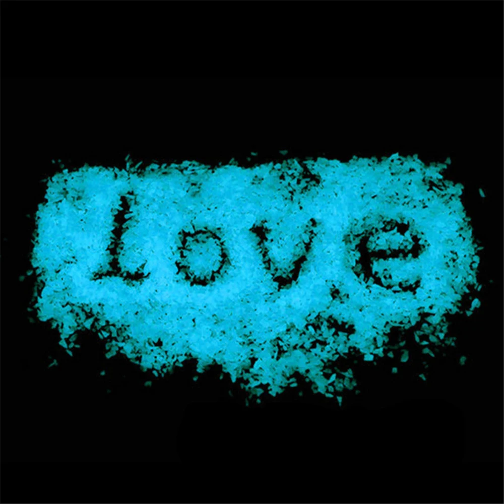 

10g Noctilucent Fluorescent Sand Super Luminous Particles Glow Paint Pigment New