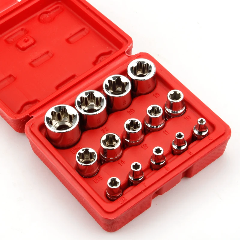 Jeu De Douilles Femelles Torx Star Type E, Jeu De Clés à Douilles Pour La Maison, Bricolage