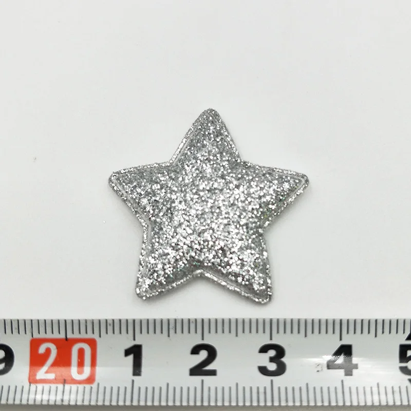 20 шт. 3 см Kawaii мягкий блеск звезды патчи блестящие аппликации для одежды Швейные