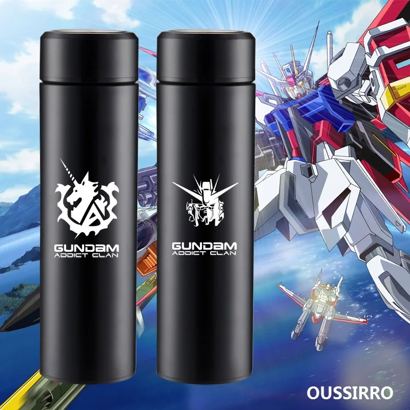 

OUSSIRRO Ready Player One Creative GUNDAM RX-78 Transformation Robot 430ml PC + Stainless Steel Thermos Cup Office Water Cup