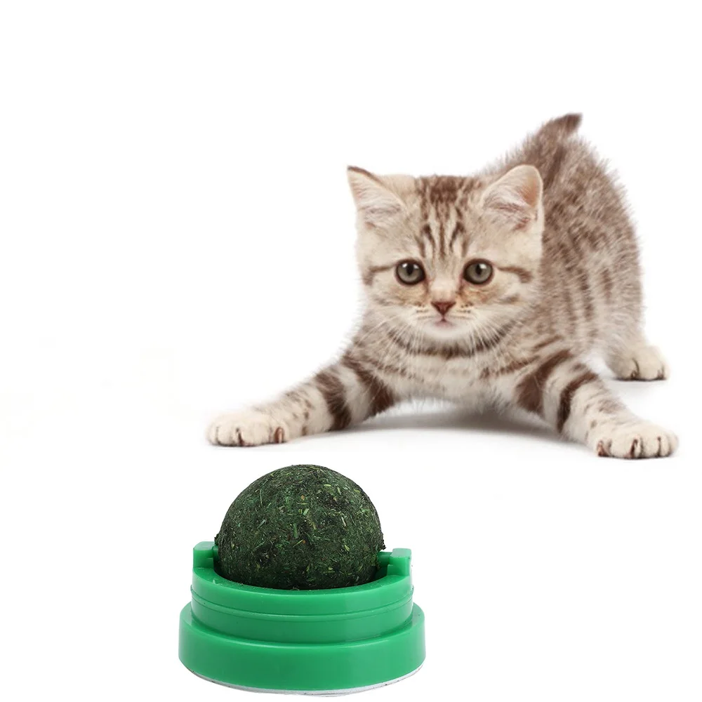 

Healthy Cat Snacks Catnip Candy Licking Solid Nutrition Gel Energy Ball for Cats Kittens Increase Drinking Water Help Digestion
