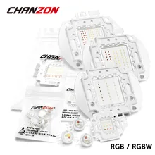 Светодиодный светильник высокой мощности RGB/RGBW 3 Вт 10 Вт 20 Вт 30 Вт 50 Вт 100 Вт красный зеленый синий белый диод 3 10 20 30 50 100 Вт COB для лампы