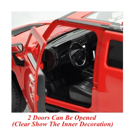124 Diecast Car Model For Hummer H3 (14)