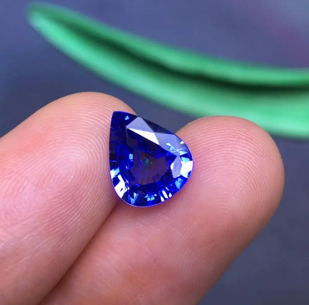 

Blue Sapphire Gemstone 100% Natural Heat Cornflower Blue Sapphire Loose Gemstones 2.29ct Loose Stones for Jewelry Making