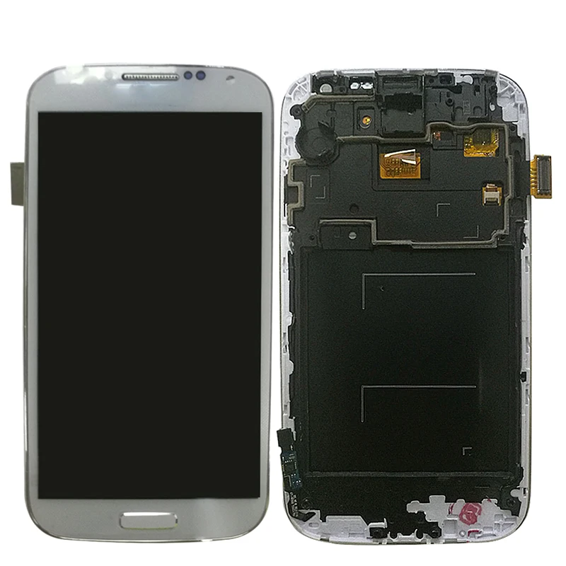 

szHAIyu Test Good Working LCD Display + Touch Screen For Samsung Galaxy S4 GT-I9505 I9500 i337 i545 LCD Digitizer with frame