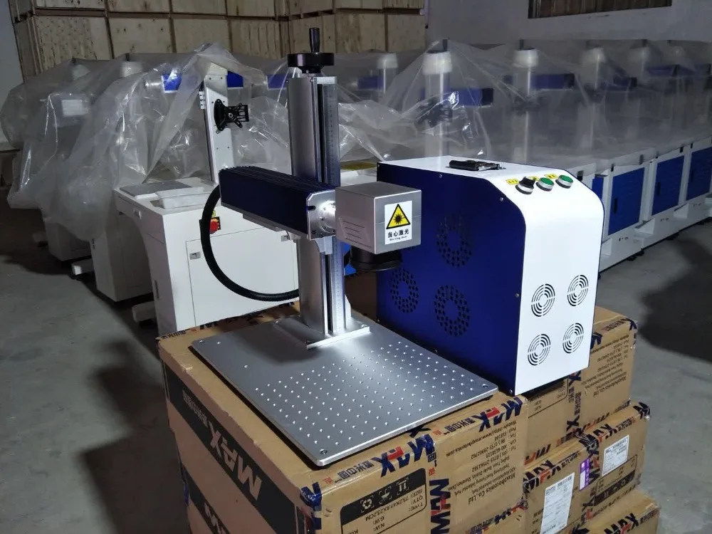 

20W MAX Split type fiber laser marking machine with good price and high quality