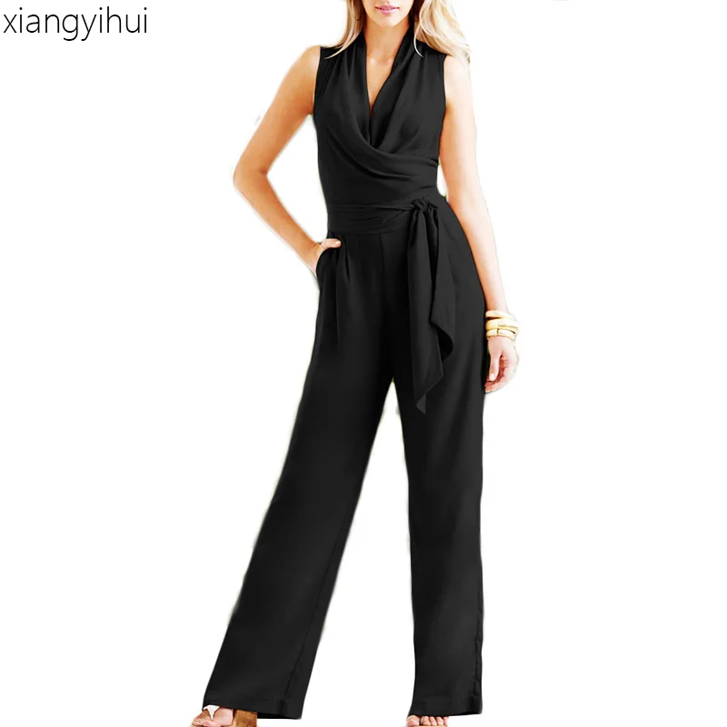 

Elegant White Women Jumpsuit 2018 Body feminin Fashion Women Summer Rompers Autumn Long Sleeve Women's Jumpsuits Casual Pants