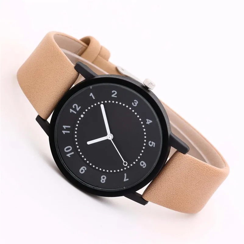 New Listing Geneva Men Watch Fashion Male Quartz-Watch Round Dial Leather Skin Strap Quartz Cheap Sport Relojes Masculino M22 (6)