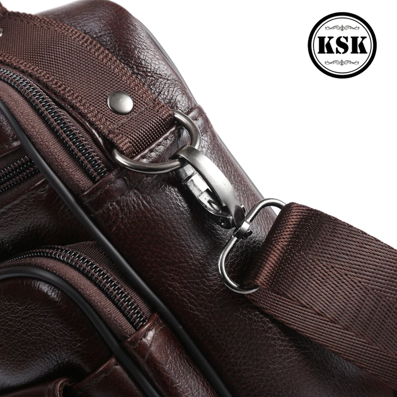  Men's Genuine Leather Bag Messenger Bag CrossBody Bags Shoulder Handbag Male Luxury Handbags 2019 F - 4000024175411