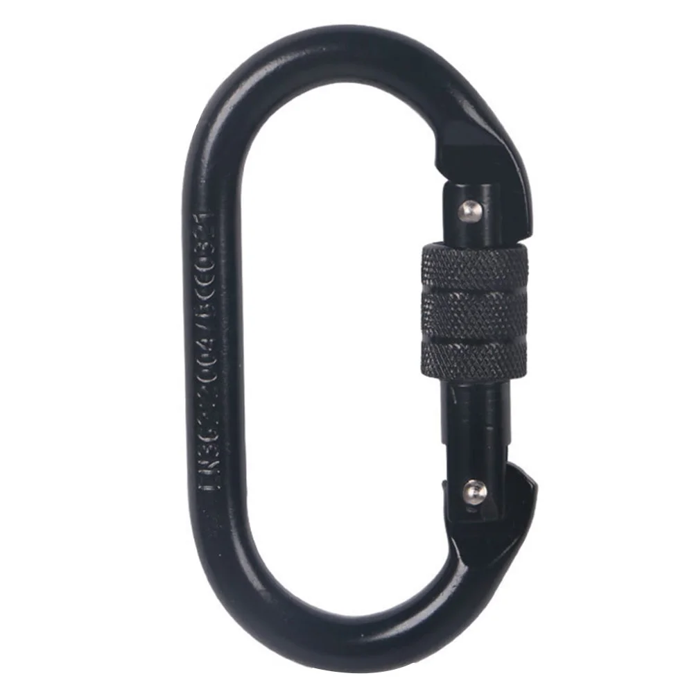 

Outdoor Mountaineering Alloy Metal Sport O Shape Hook Safety Rock Climbing Durable Anti Slip