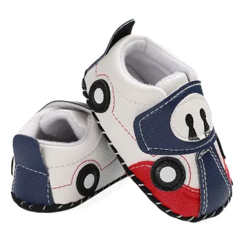 

Infant Newborn Baby Boys 2018 Autumn Spring Cute Car Cartoon Casual Soft Bottom Toddler Baby First Walkers Sneakers Shoes G