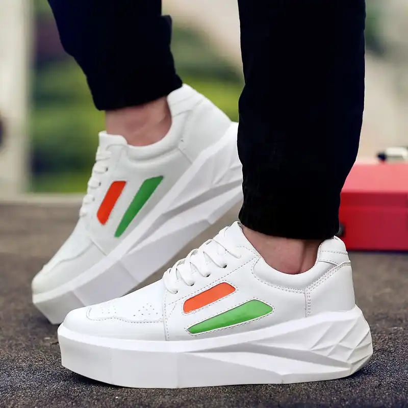 High Heels Basket Cheap Tenis Casual Platform Men Shoes White Male
