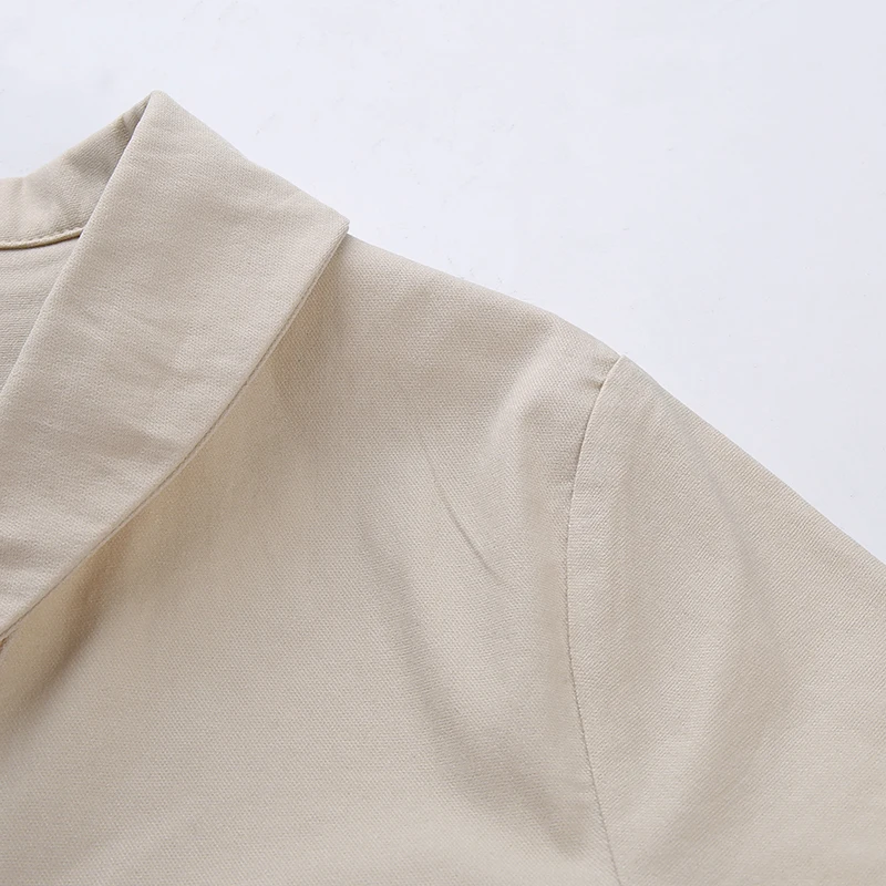 Weekeep, женская укороченная облегающая футболка с отложным воротником, уличная одежда, однобортный укороченный топ с карманами, Лоскутная футболка, женская футболка