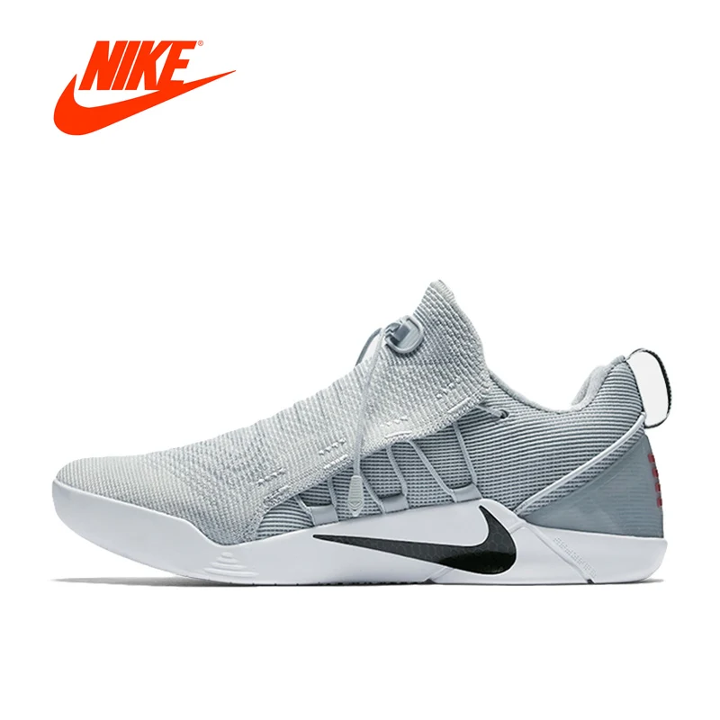 

Original New Authentic Gray NIKE KOBE AD NXT Men's Breathable Basketball Shoes Low-top Rubber Sports Nike Sneakers for Men