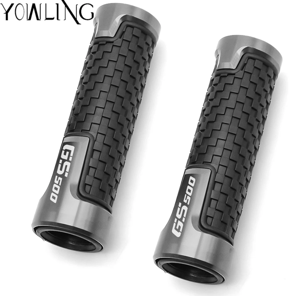 

FOR SUZUKI GS500 GS 500 1989-2008 2001 2002 2003 2004 2005 2006 7/8" Motorcycle CNC Rubber Handlebar Hand Grips Bar End Gel Grip