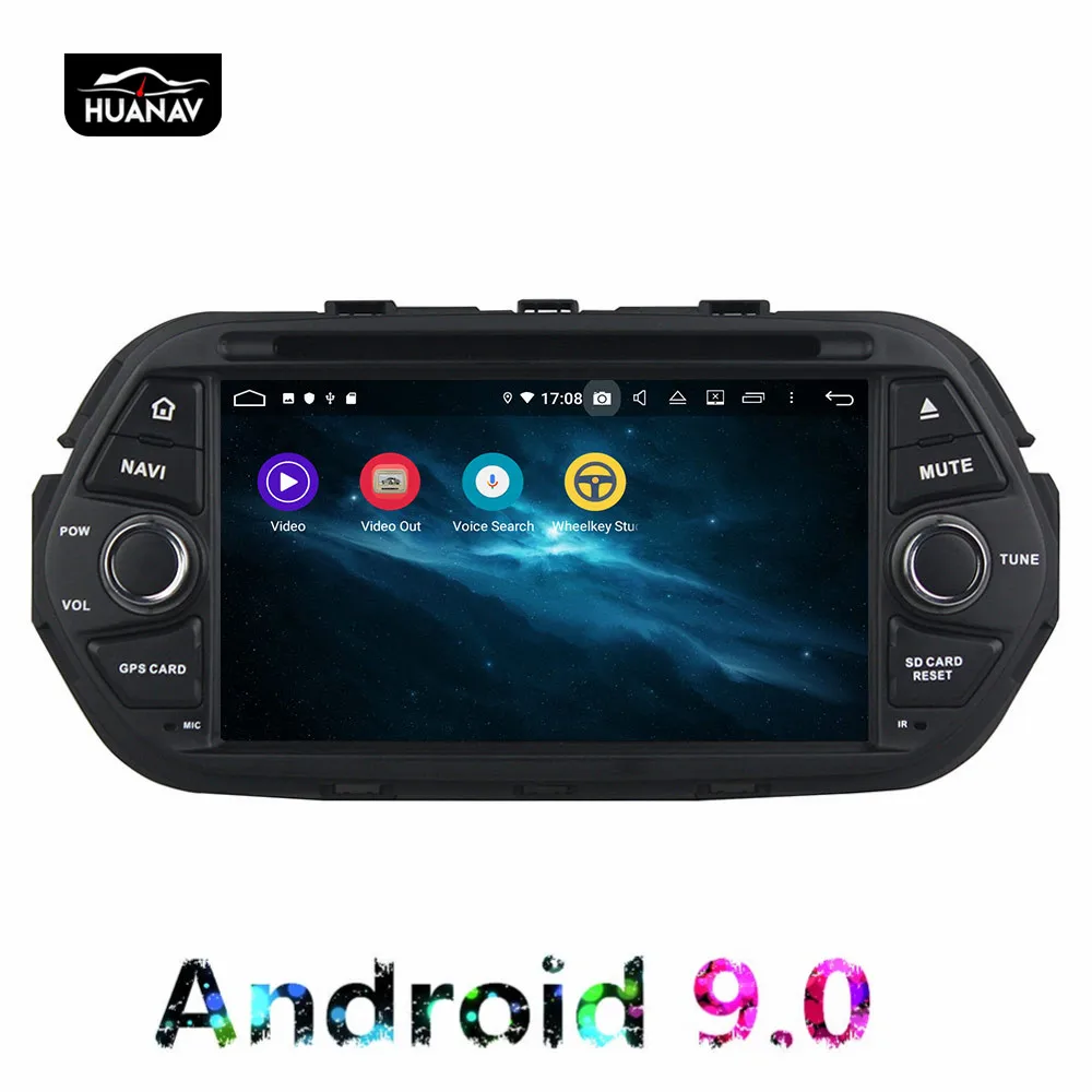 Discount DSP Android 9.0 CD DVD Player GPS navigation For Fiat 500 EGEA 2016 2017+ auto multimedia player tape recorder 8-Core navi Audio 7