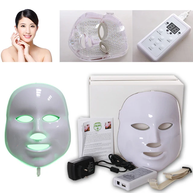3 Colors Light Photon LED Electric Facial Mask Therapy beauty salon