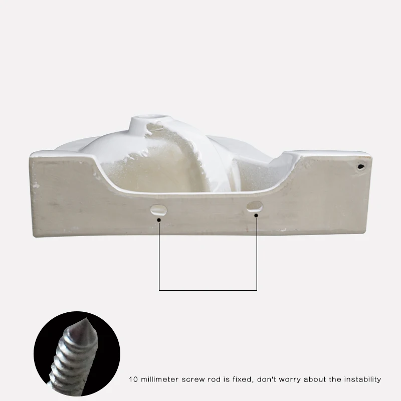 Small Ceramic Triangle Wall-Mounted Bathroom Corner Basin Sink for Apartments image 5