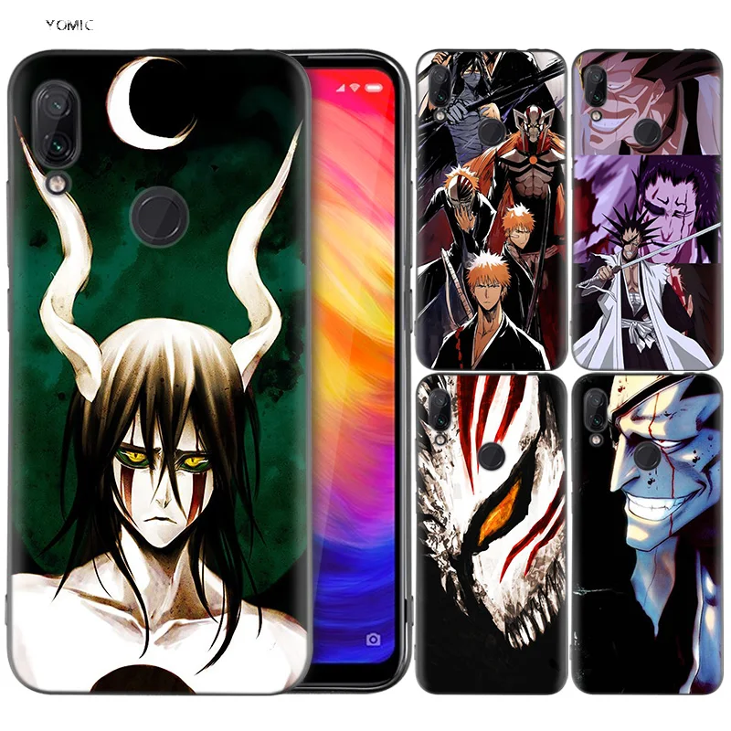 

Silicone Coque Case for Xiaomi Redmi Note 7 6 5 Pro Mi A1 A2 8 Lite 9 GO Poco F1 S2 4 4X Plus Bleach Nel Kenpachi