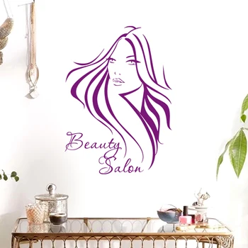 

Hair Salon Wall Decal Sticker Hair Shop Scissor Vinyl Window Decals Decor Mural Hairdresser Glass Beauty Salon Sticker