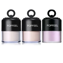 Гладкий рыхлый контроль масла пудра для лица, макияж консилер макияж длительная щека отделка Установка основа