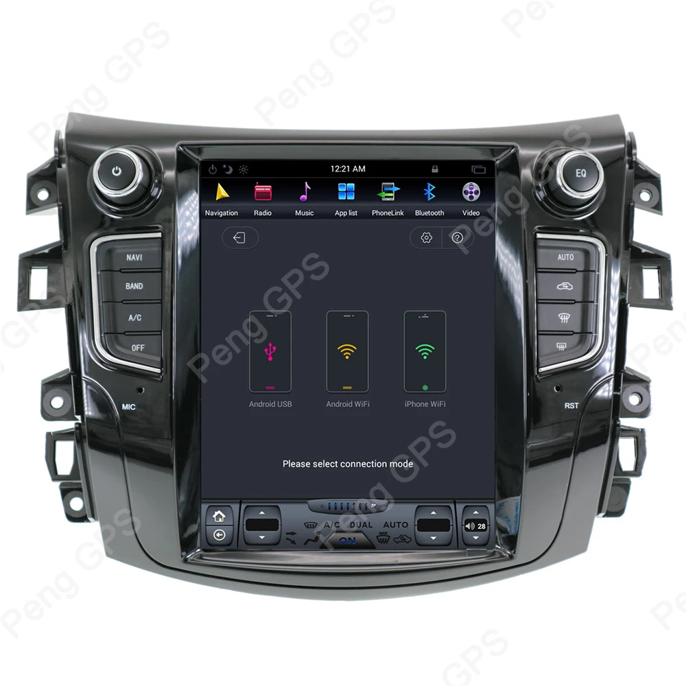 10," Android 7,1 автомобильный gps-навигация, dvd-плеер для NISSAN NP300 Navara- Tesla стиль два Din Автомобильный Радио wifi головное устройство